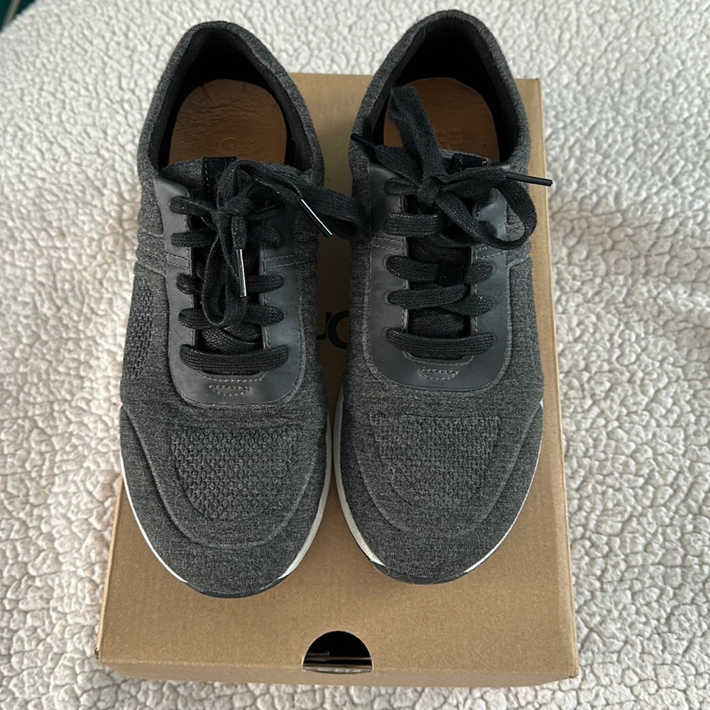 UGG adaleen jersey shoes in grey  and black. Comfortable and in great condition